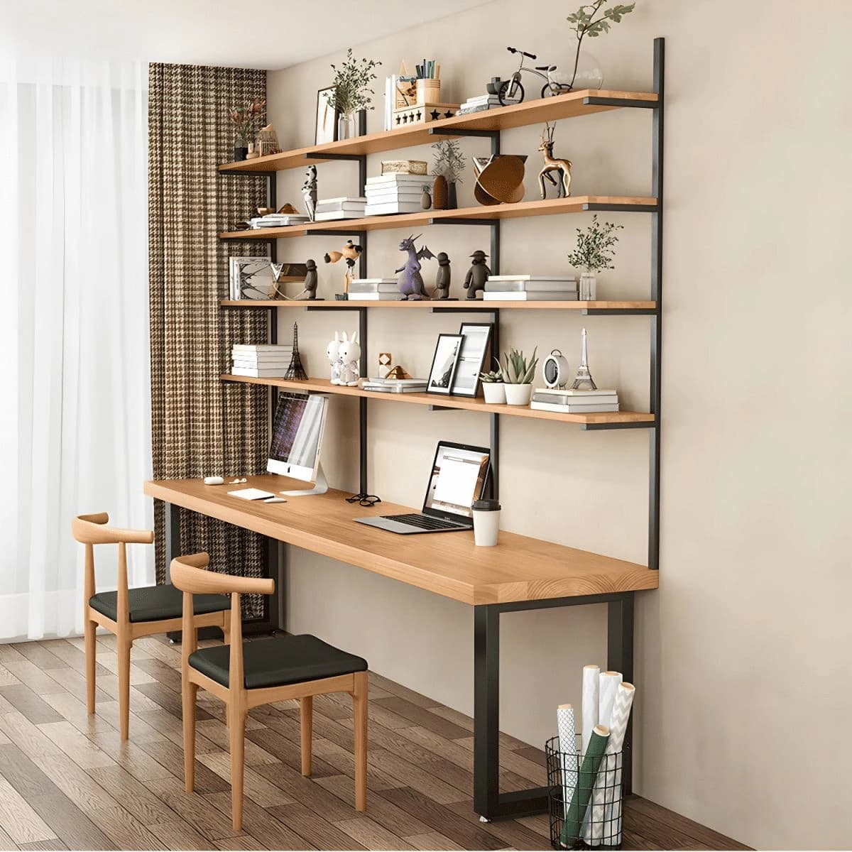 ÇLM57705 Modern Ahşap Çalışma Masası